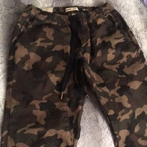 Camo jogger pants